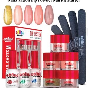 Nails Nation Dip Powder Nail Kit with Nude Shades